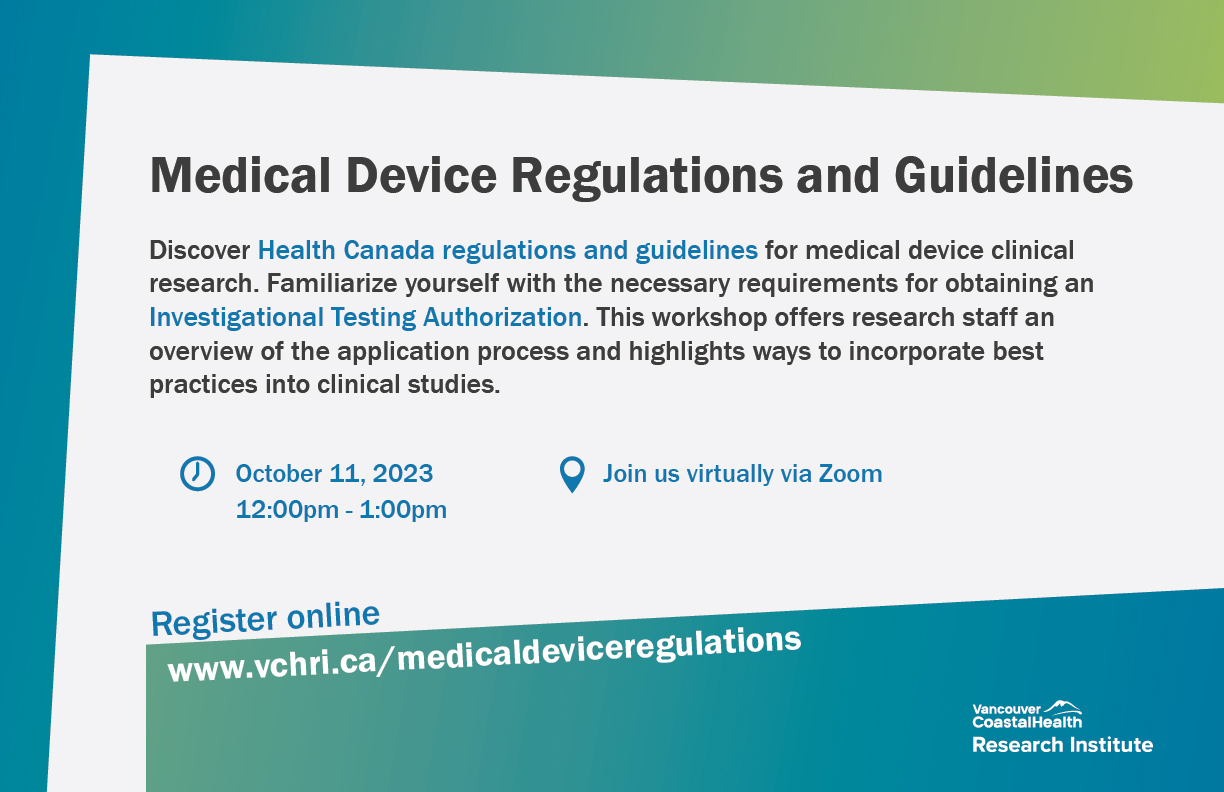 Medical Device Regulations and Guidelines VCH Research Institute