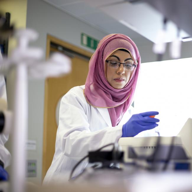 health research program female doctor 